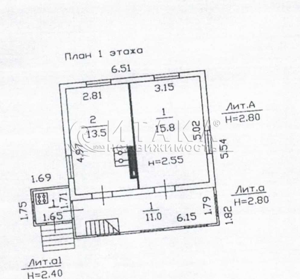 Дом 66.5 м² на участке 